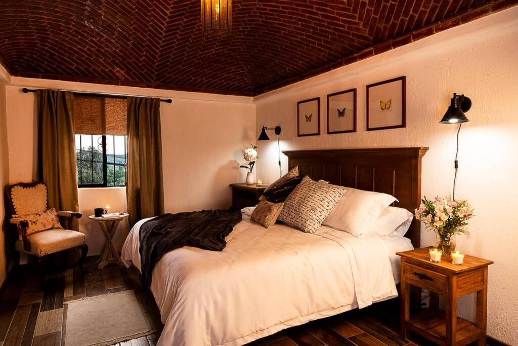 Villa Casa Aurora, estilo rústico-moderno, Guanajuato Exterior foto